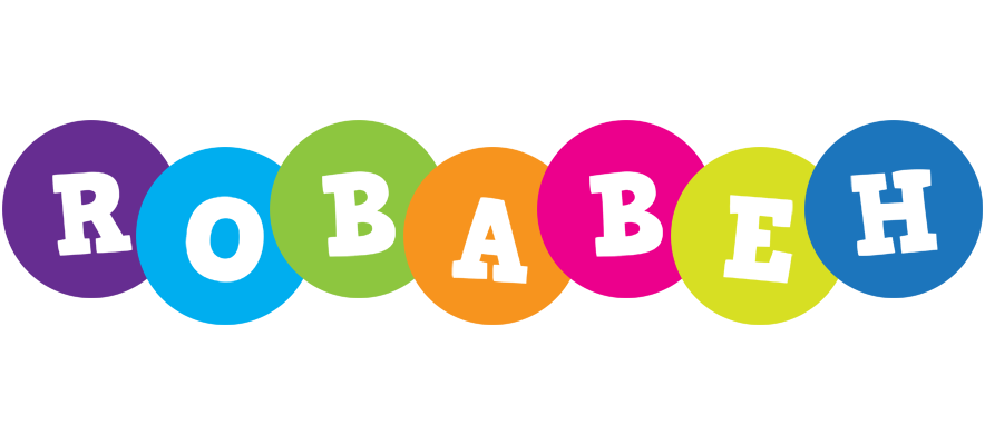 Robabeh happy logo