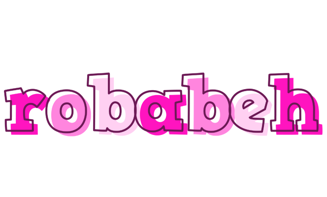 Robabeh hello logo
