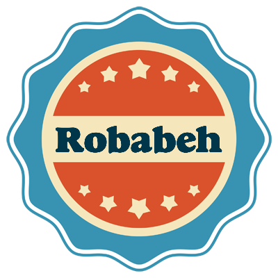 Robabeh labels logo