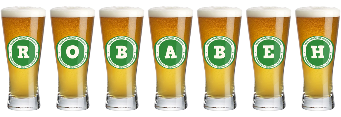 Robabeh lager logo