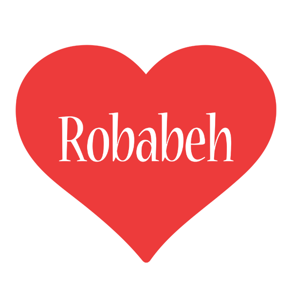 Robabeh love logo
