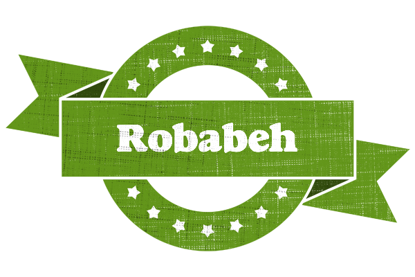 Robabeh natural logo