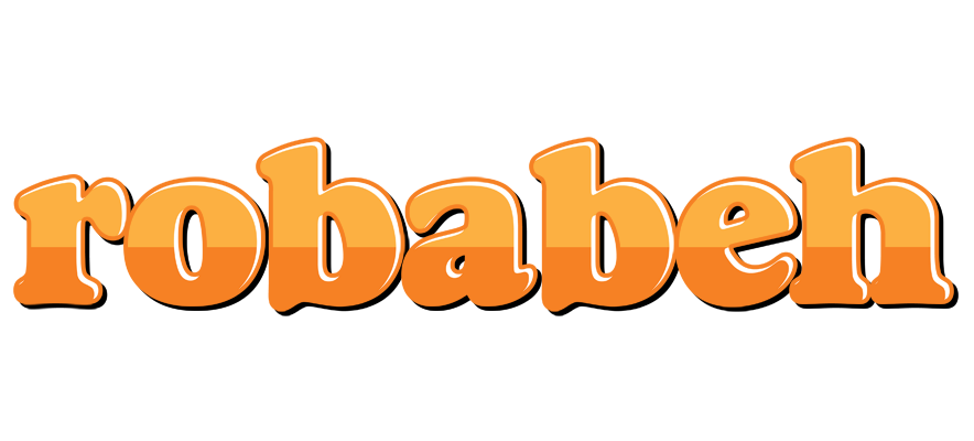 Robabeh orange logo