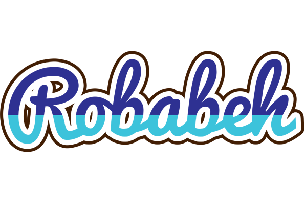 Robabeh raining logo
