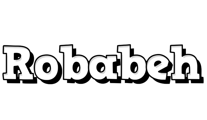 Robabeh snowing logo