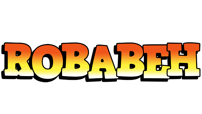 Robabeh sunset logo