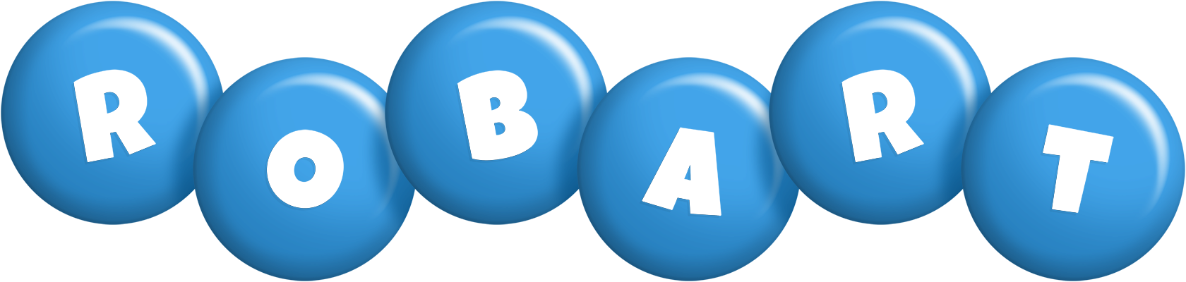 Robart candy-blue logo