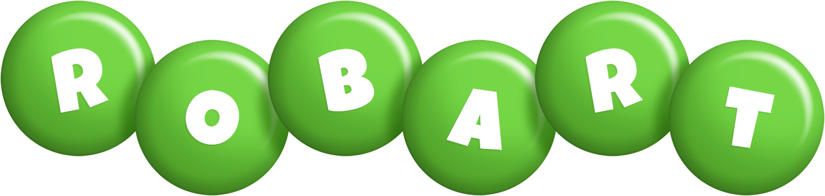 Robart candy-green logo