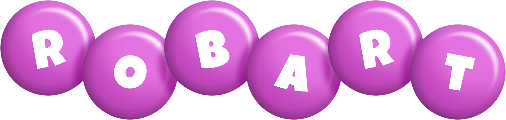 Robart candy-purple logo