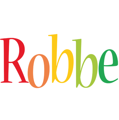 Robbe birthday logo