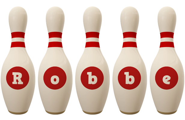 Robbe bowling-pin logo