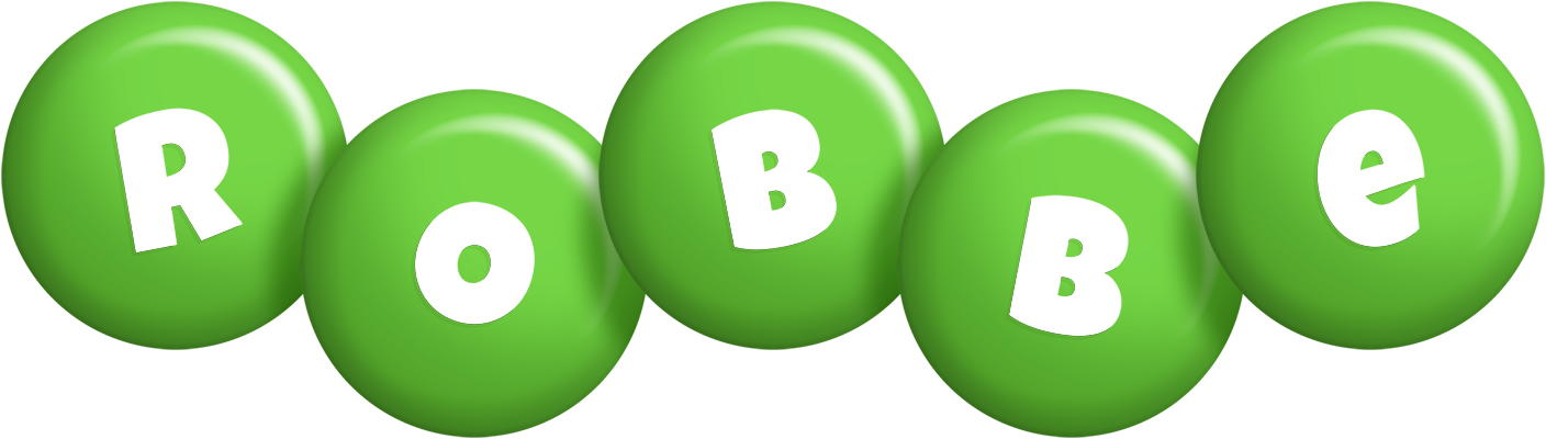 Robbe candy-green logo