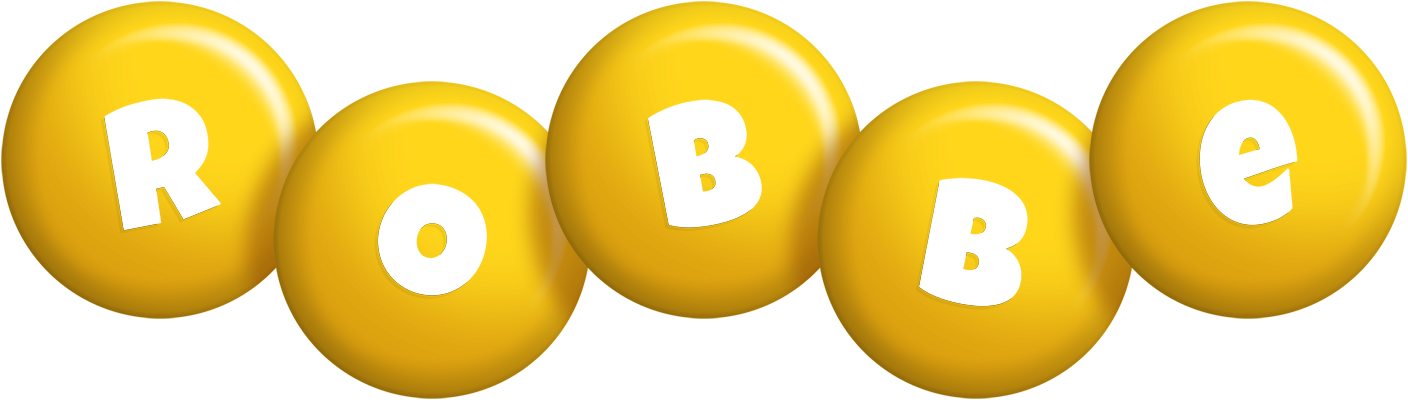 Robbe candy-yellow logo