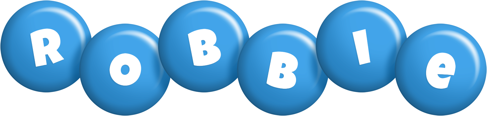 Robbie candy-blue logo