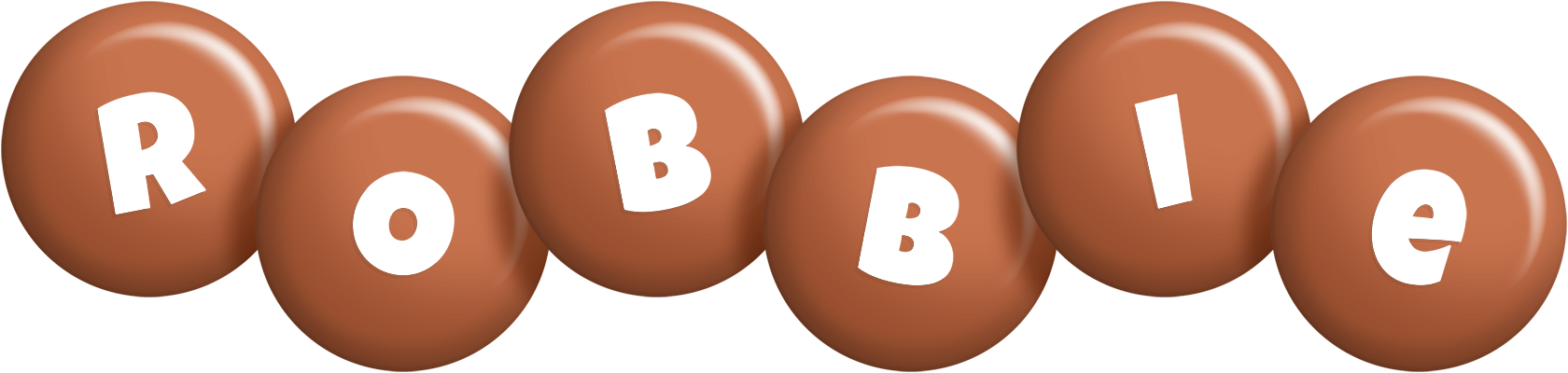 Robbie candy-brown logo
