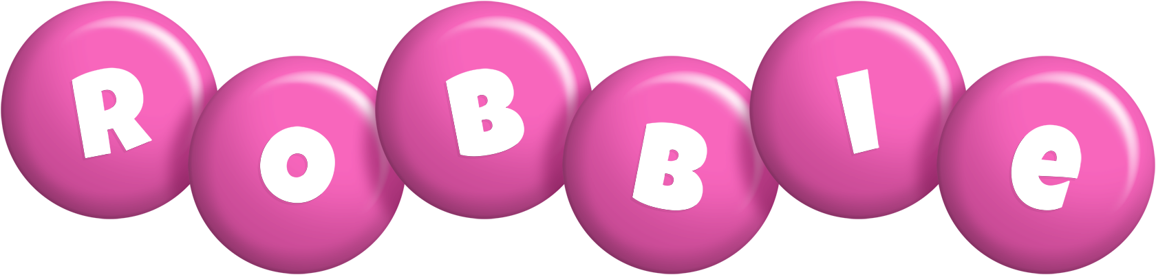 Robbie candy-pink logo