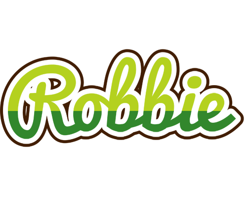 Robbie golfing logo