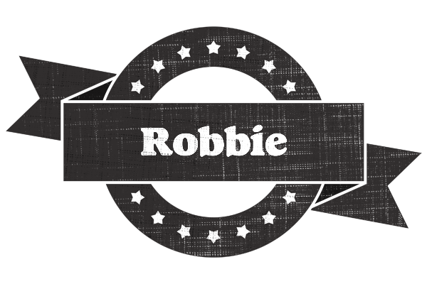 Robbie grunge logo