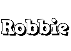 Robbie snowing logo