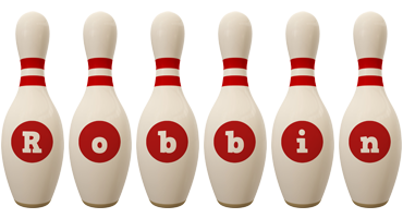 Robbin bowling-pin logo