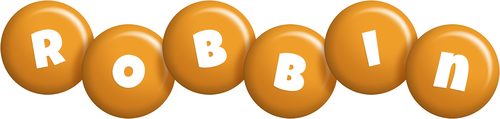 Robbin candy-orange logo