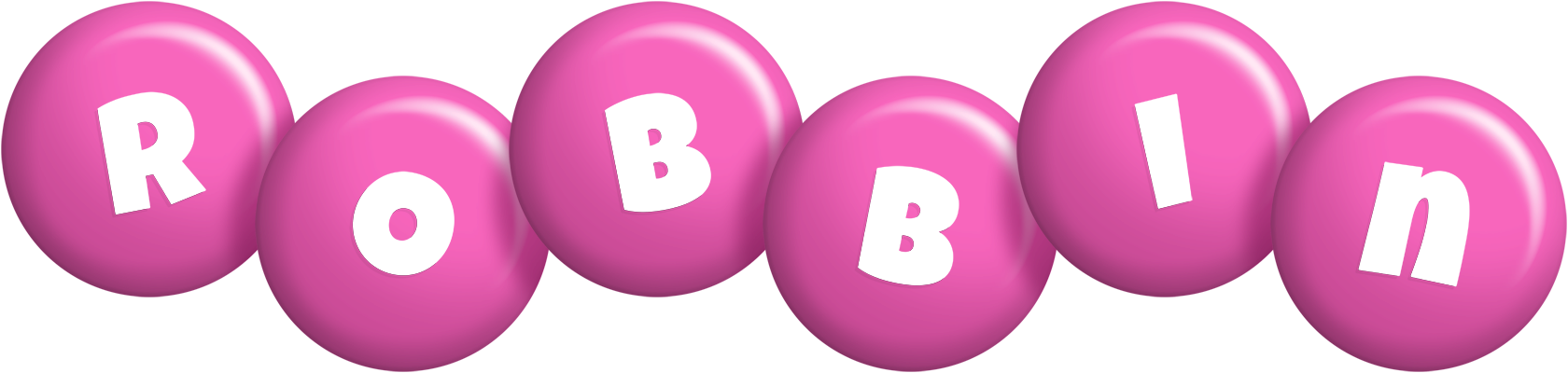 Robbin candy-pink logo