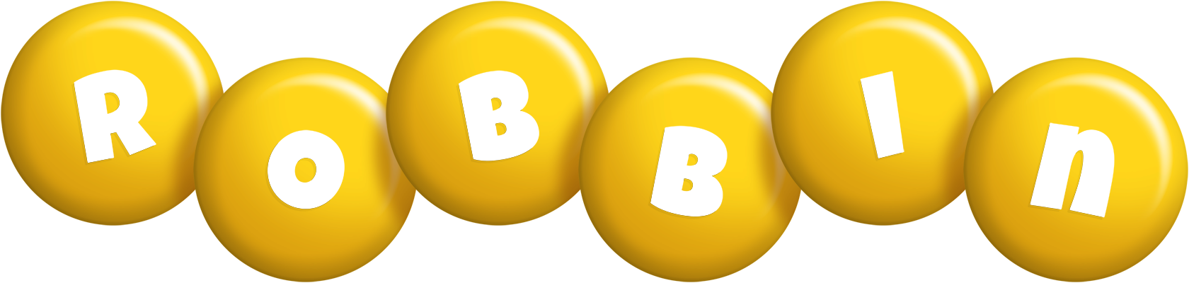 Robbin candy-yellow logo