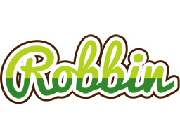 Robbin golfing logo