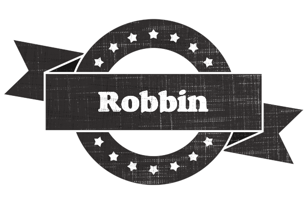 Robbin grunge logo