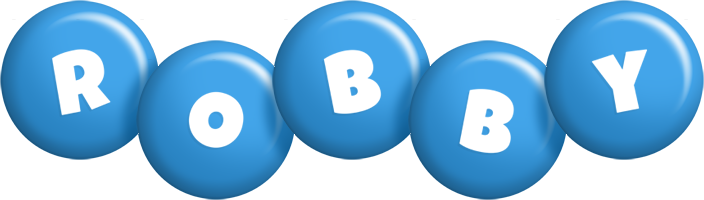 Robby candy-blue logo