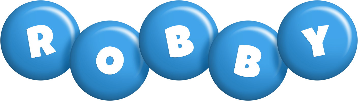 Robby candy-blue logo