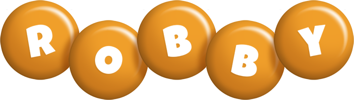 Robby candy-orange logo