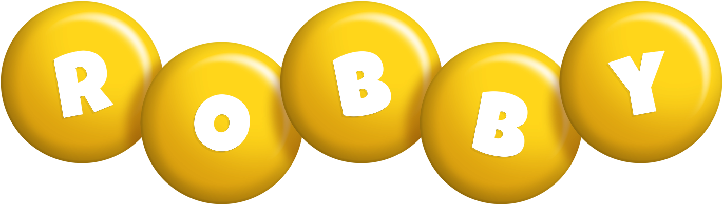 Robby candy-yellow logo