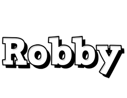 Robby snowing logo