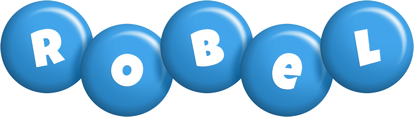 Robel candy-blue logo