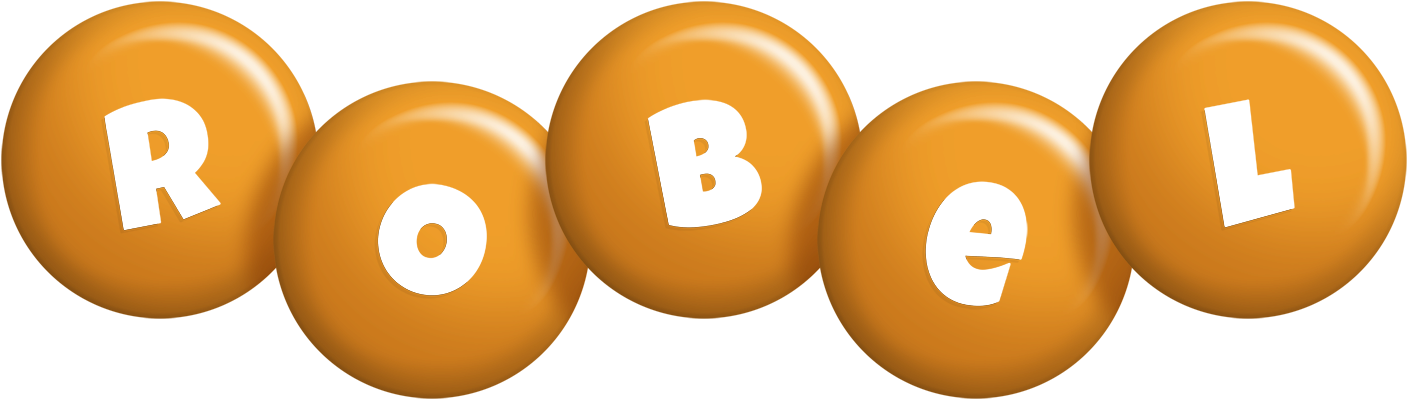 Robel candy-orange logo