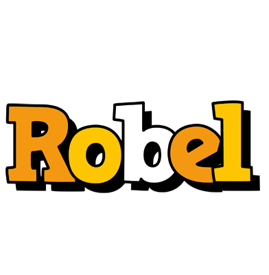 Robel cartoon logo