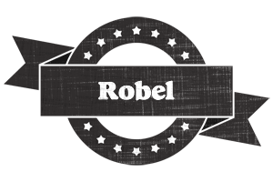 Robel grunge logo