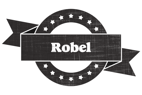 Robel grunge logo