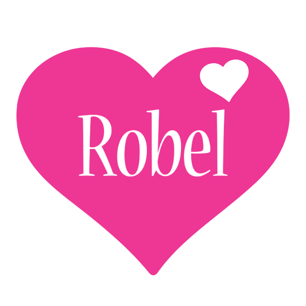 Robel love-heart logo
