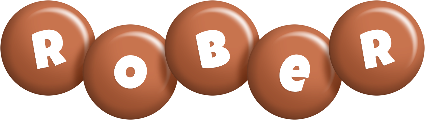 Rober candy-brown logo