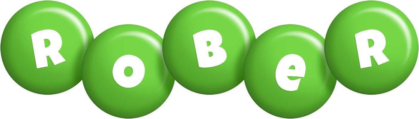 Rober candy-green logo