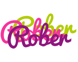 Rober flowers logo