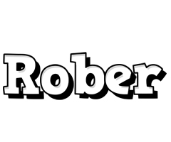 Rober snowing logo