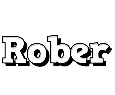 Rober snowing logo
