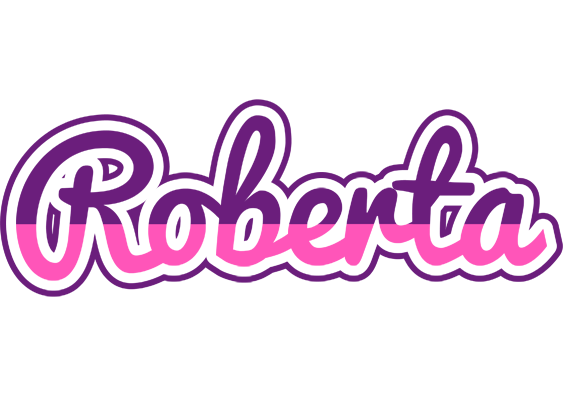 Roberta cheerful logo