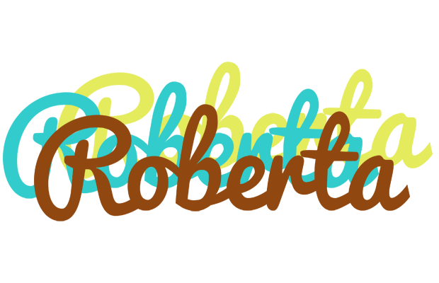 Roberta cupcake logo