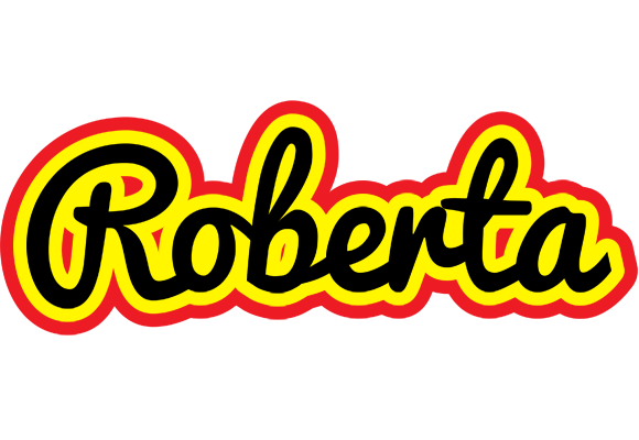 Roberta flaming logo