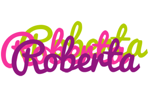 Roberta flowers logo