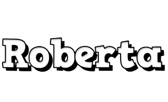 Roberta snowing logo